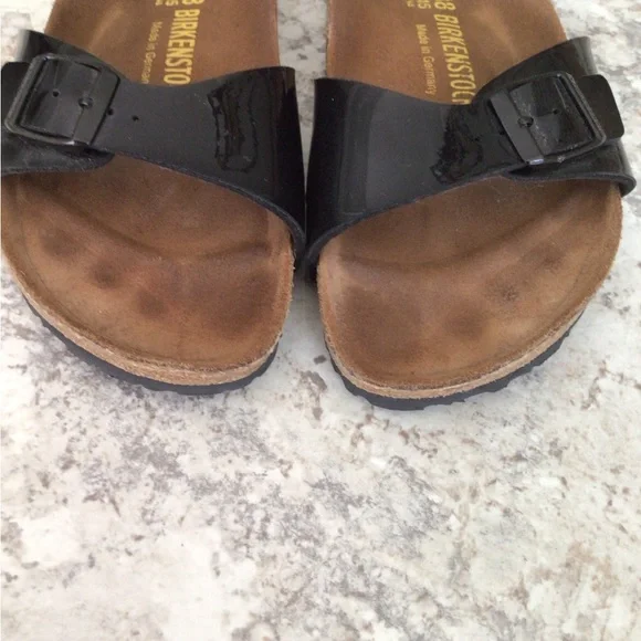 Birkenstock Sandals black patent leather size 8 - Picture 2 of 8